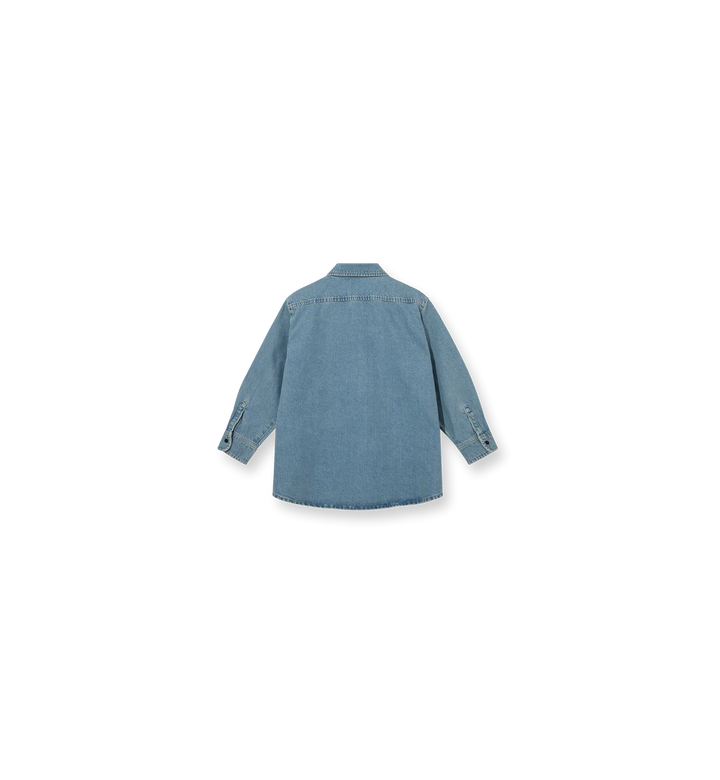 Heyanno - Space Denim Skjorte - Light Blue Denim