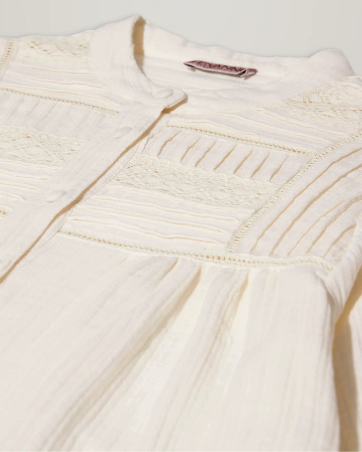 Heyanno - Story Lace Blouse - Ecru