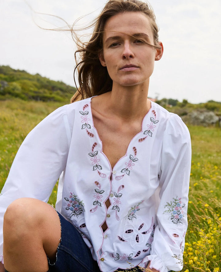 Sissel Edelbo - Sada top - White pastel