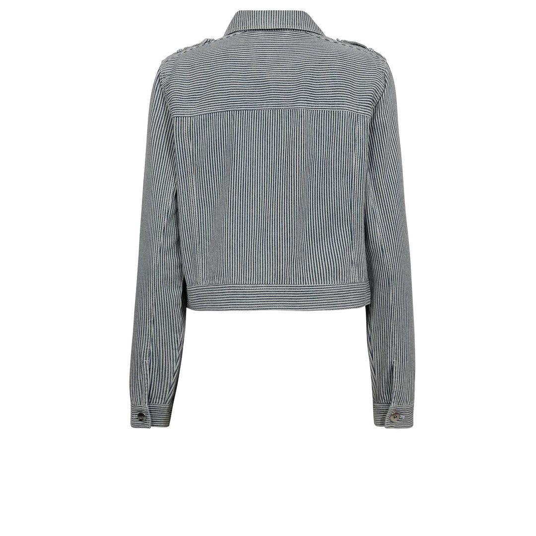 Gossia - Salca Jacket - Off-white Blue Striped
