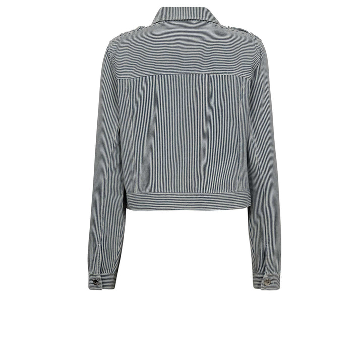 Gossia - Salca Jacket - Off-white Blue Striped
