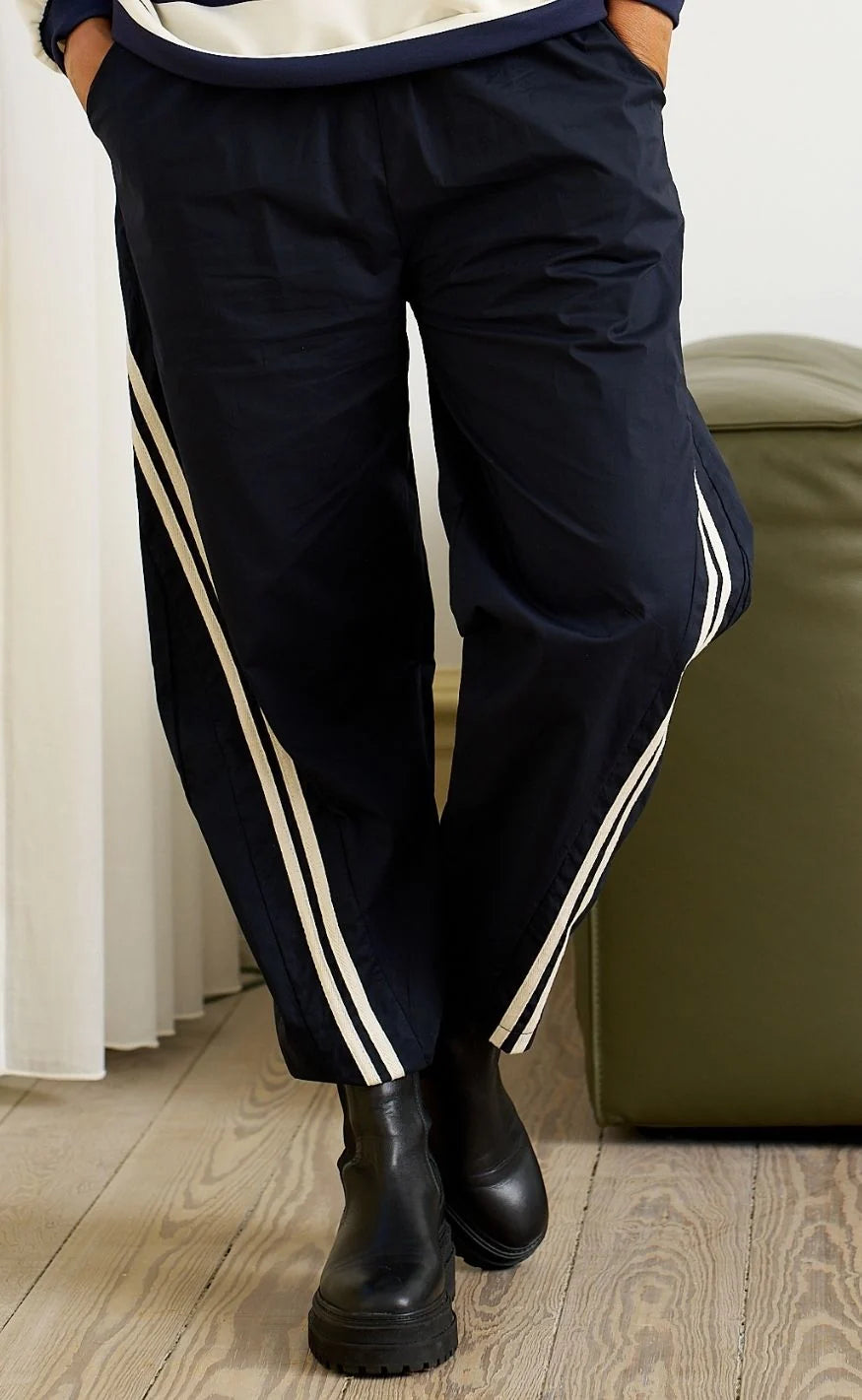 Marta - Seashell Bukser - Navy4