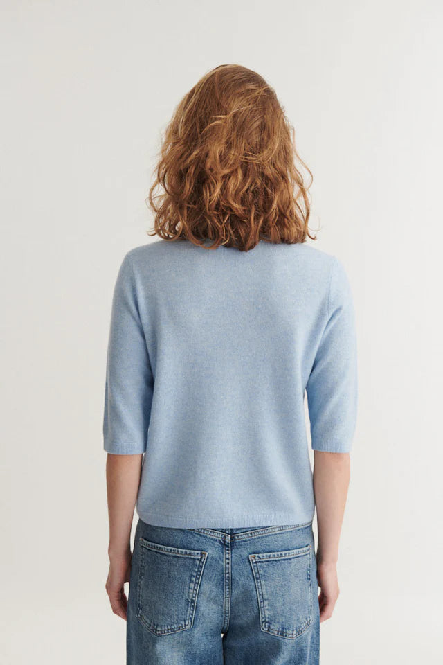 Basic Apparel - Selem Grandda T-shirt Knit - Light Blue