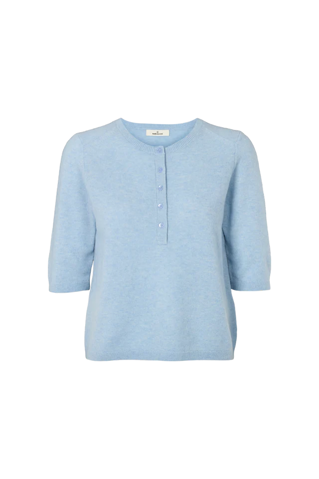 Basic Apparel - Selem Grandda T-shirt Knit - Light Blue