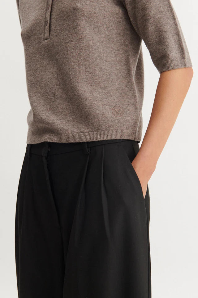Basic Apparel - Selem Granddad Tee - Portobella
