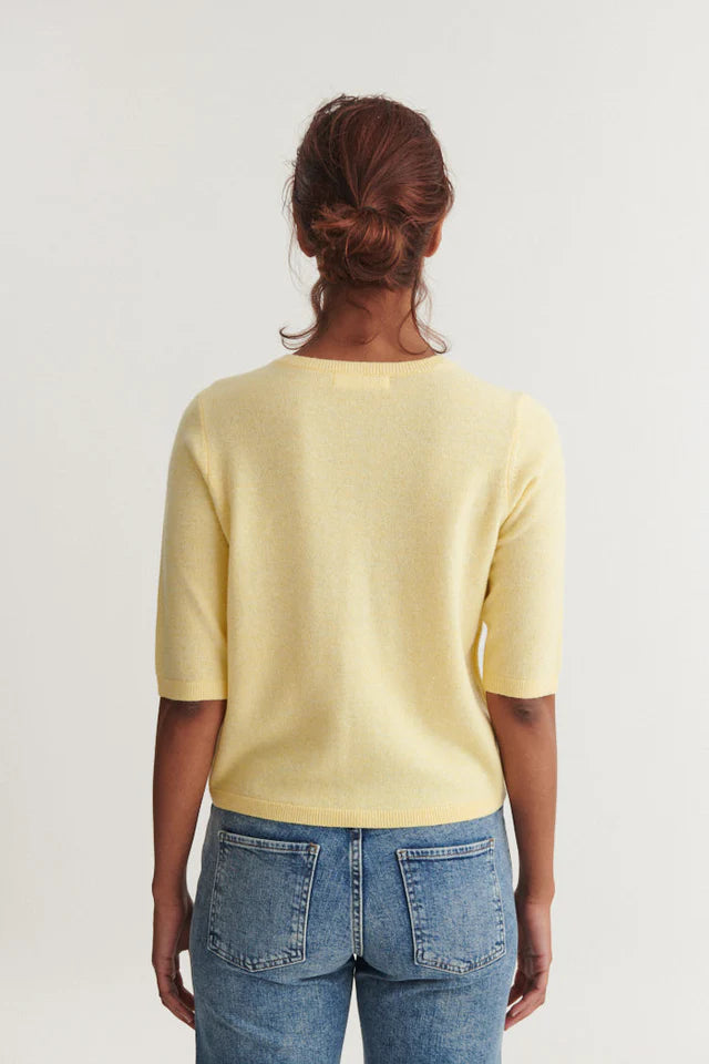 Basic Apparel - Selem Grandda T-shirt Strik - Sunlight