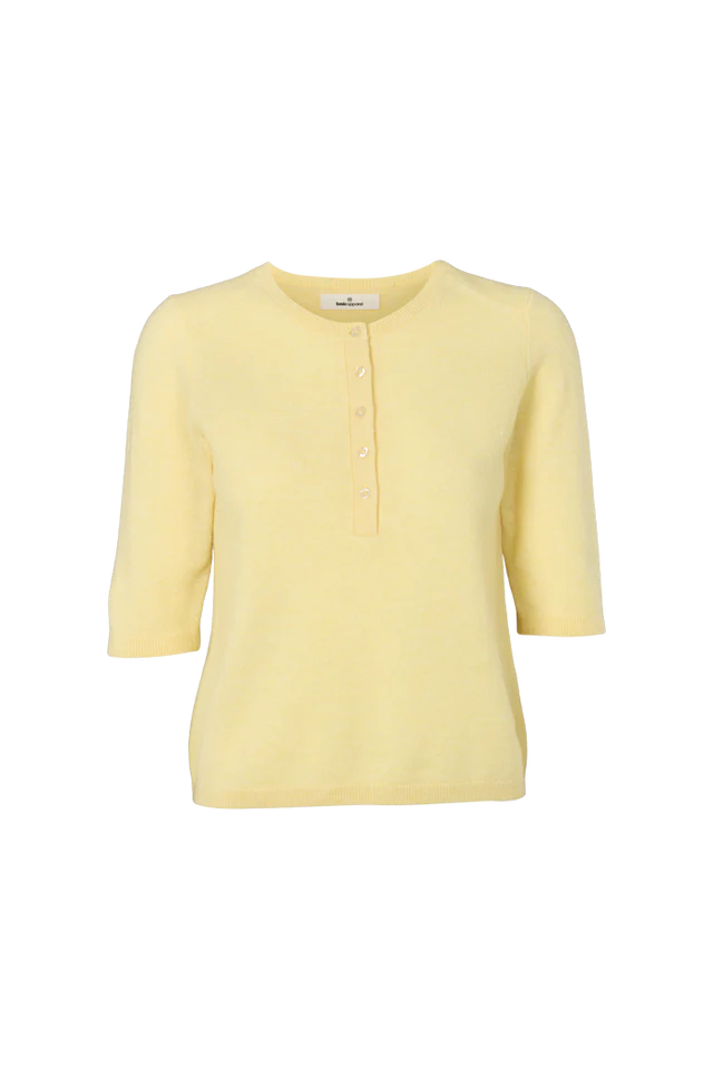 Basic Apparel - Selem Grandda T-shirt Strik - Sunlight