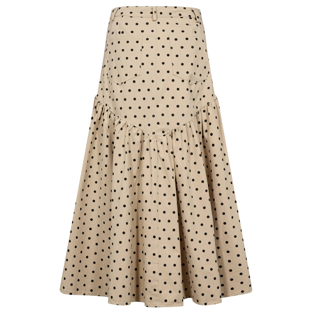 Gossia - Siljas Nederdel - Sand Black Dots