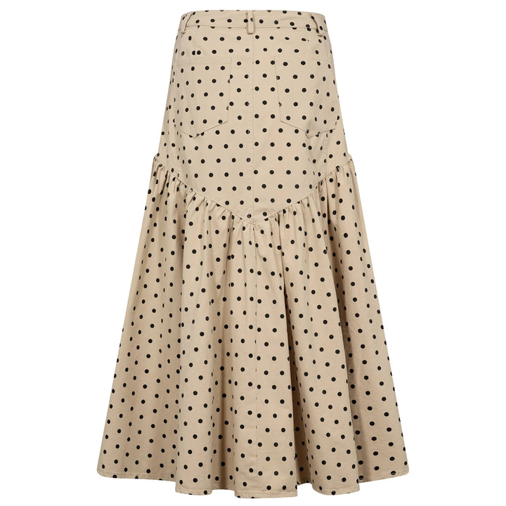 Gossia - Siljas Nederdel - Sand Black Dots