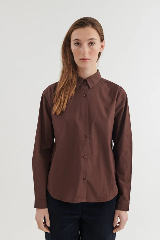 Basic Apparel - Silje Shirt - Chicory Coffee