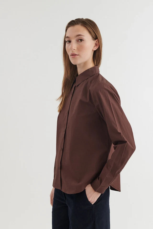 Basic Apparel - Silje Shirt - Chicory Coffee
