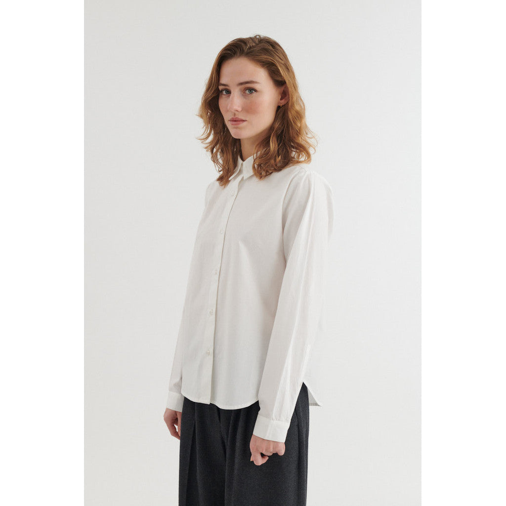 Basic Apparel - Silje Skjorte - Bright White