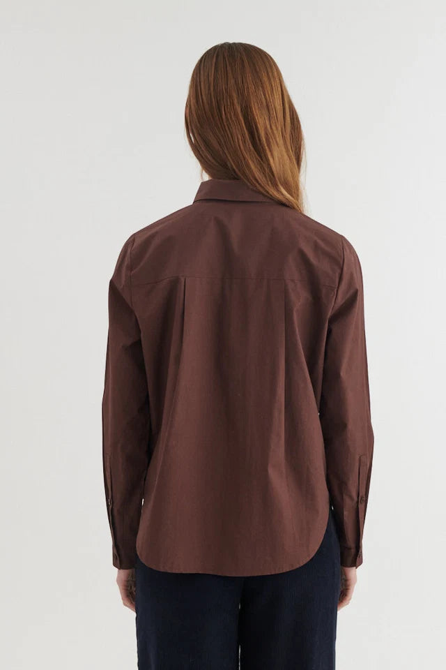 Basic Apparel - Silje Shirt - Chicory Coffee