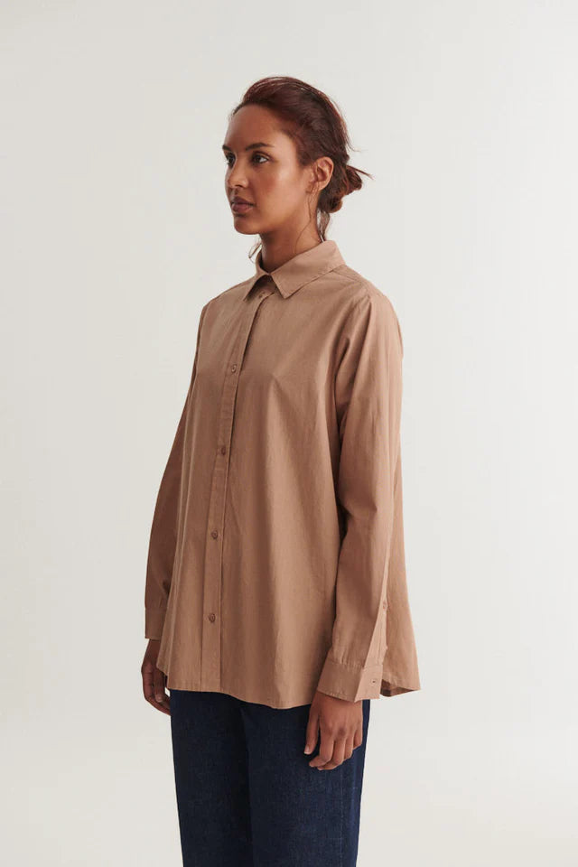 Basic Apparel - Silje LS Shirt - Portobella