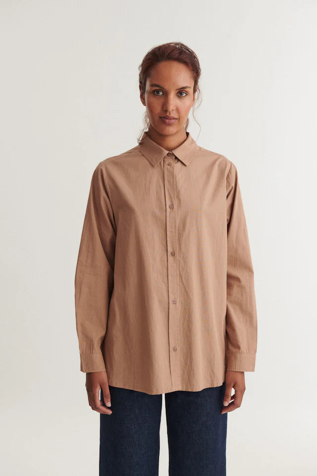 Basic Apparel - Silje LS Shirt - Portobella