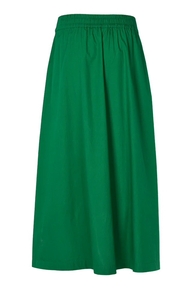 Basic apparel - Silje lang nederdel - Abundant green