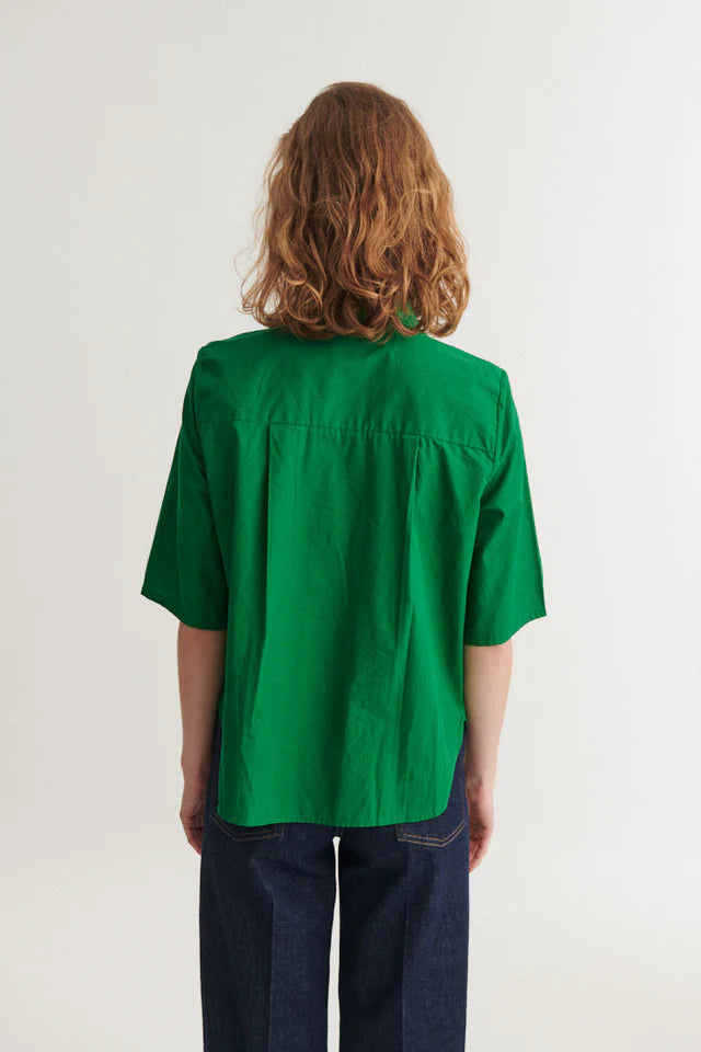 Basic Apparel - Silje SS shirt - Abundant green
