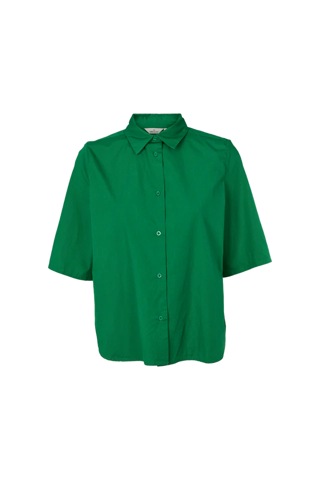 Basic Apparel - Silje SS shirt - Abundant green