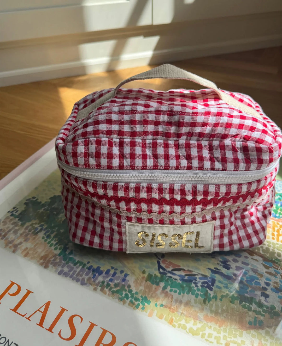 Sissel Edelbo - Bucket Bag - Red Checks - Onesize