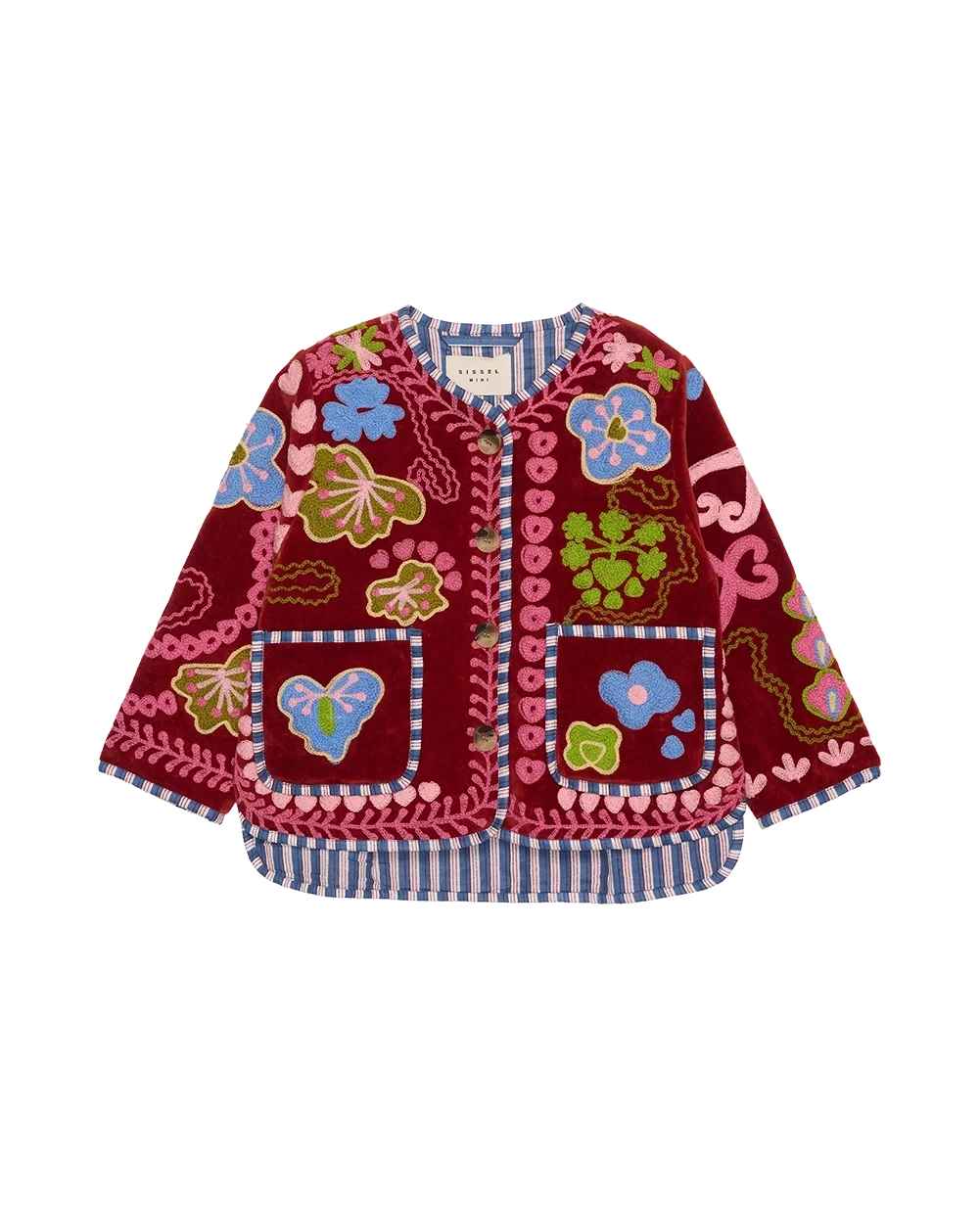 Sissel Edelbo - Maggie Mini Jakke - Velvet Burgundy