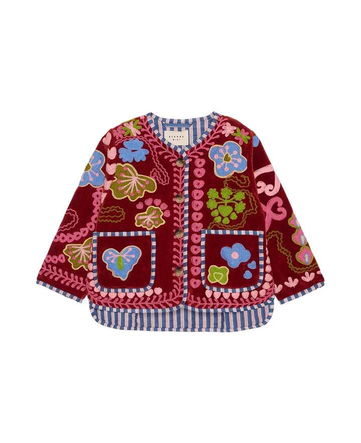 Sissel Edelbo - Maggie Mini Jakke - Velvet Burgundy