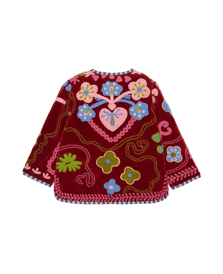 Sissel Edelbo - Maggie Mini Jakke - Velvet Burgundy
