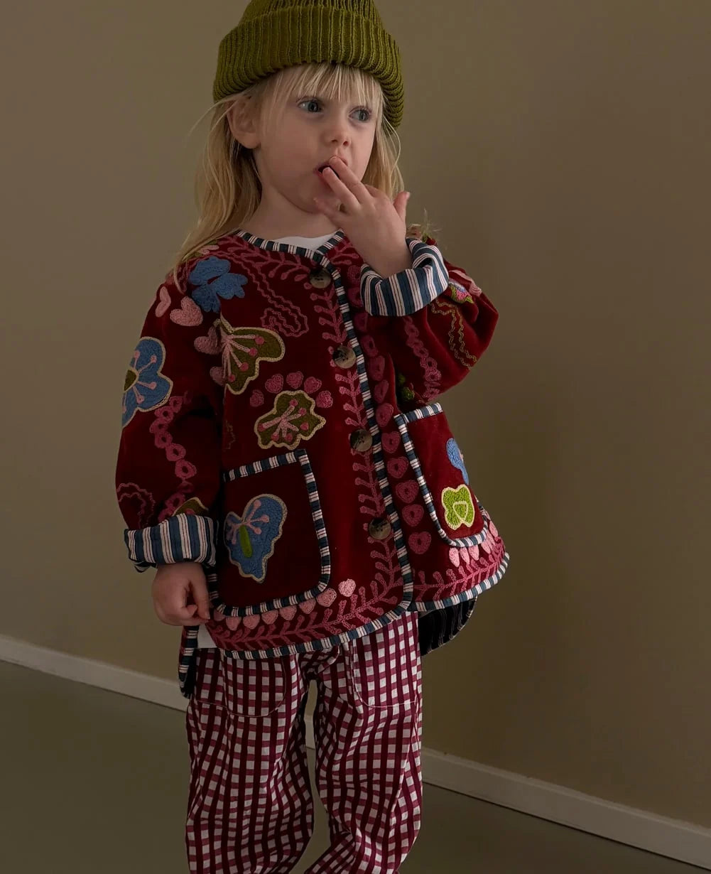 Sissel Edelbo - Maggie Mini Jakke - Velvet Burgundy