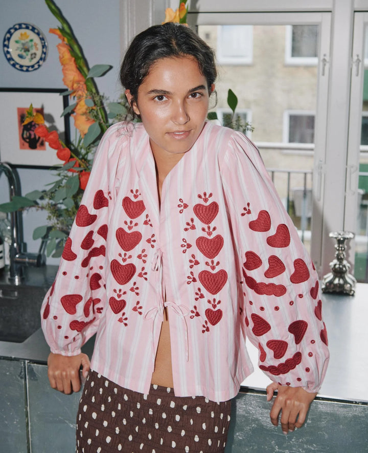 Sissel Edelbo - Elisabeth Top - Rose Stripes