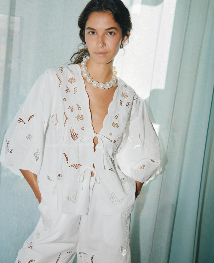 Sissel Edelbo - Adeline Top - Ecru