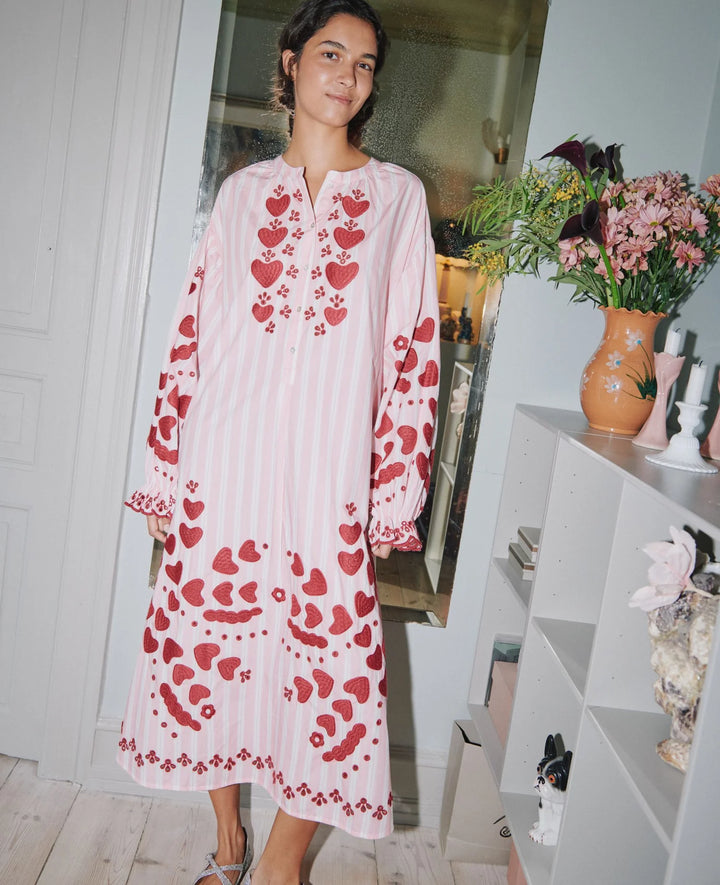 Sissel Edelbo - Elisabeth Kjole - Rose Stripes - Onesize