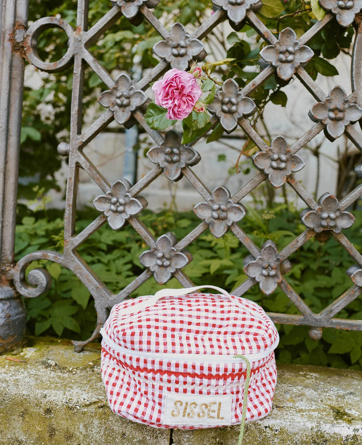 Sissel Edelbo - Bucket Bag - Red Checks - Onesize
