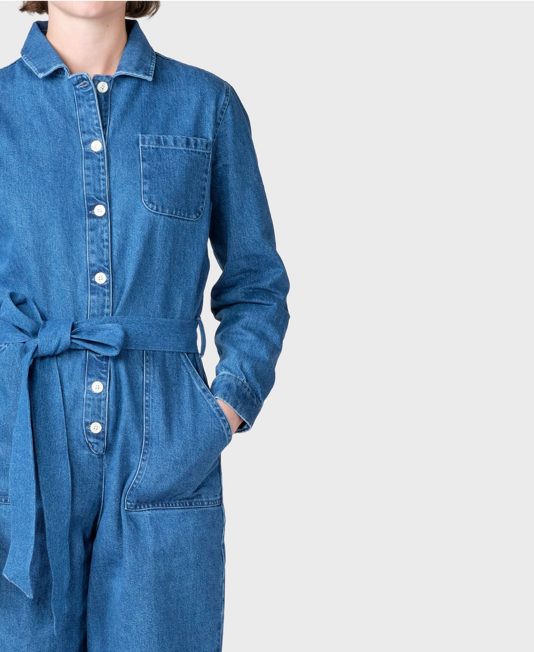 Klitmøller - Taylor Jumpsuit - Light Blue Stonewash