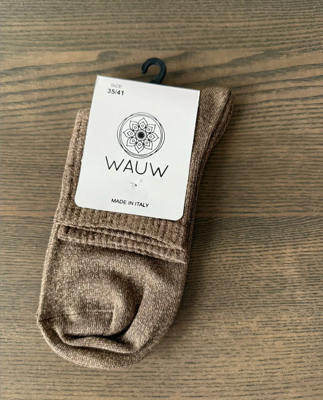 Wow - Glitter Socks - Brown 35/41