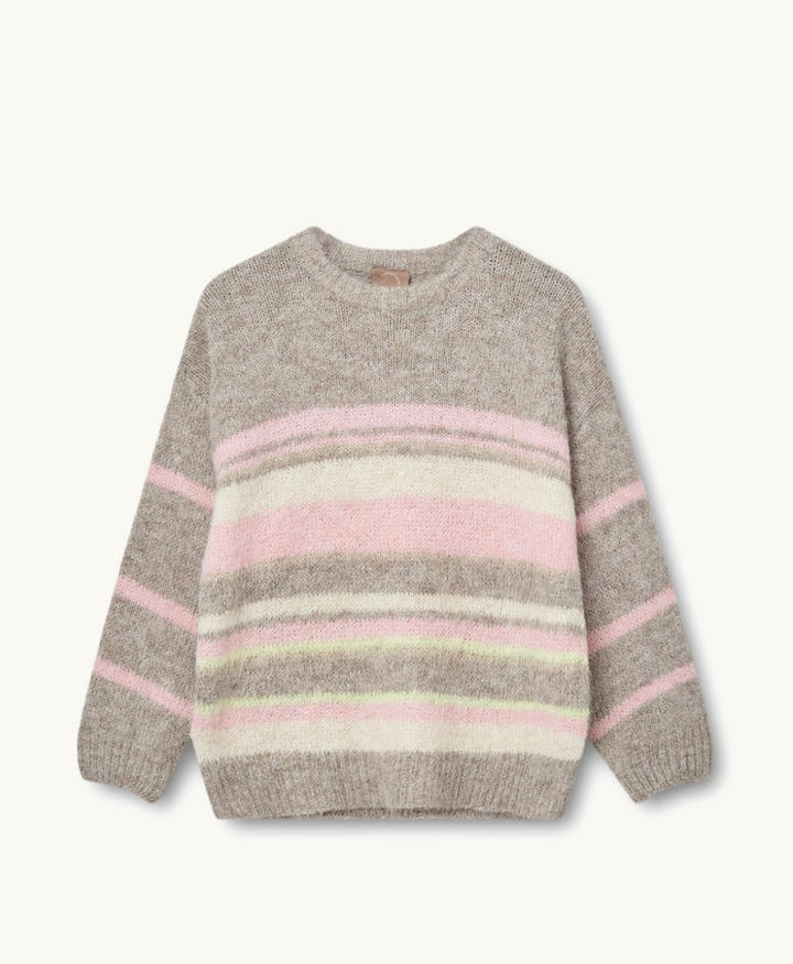 Copenhagen - Lily o-neck Knit - Pale Mauve