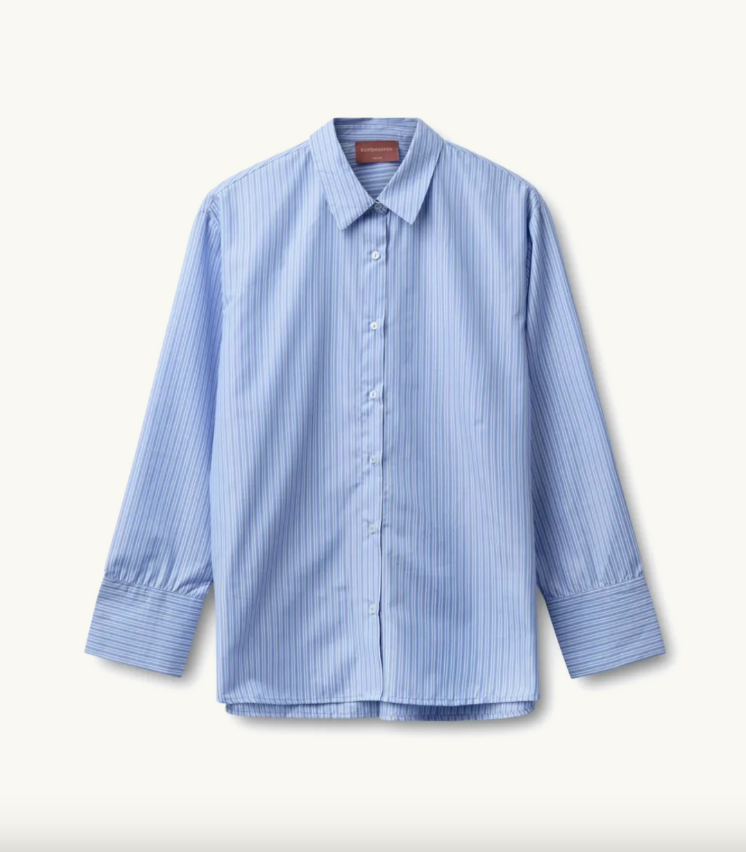Kopenhagen - Henne LS Skjorte - Halogen Blue