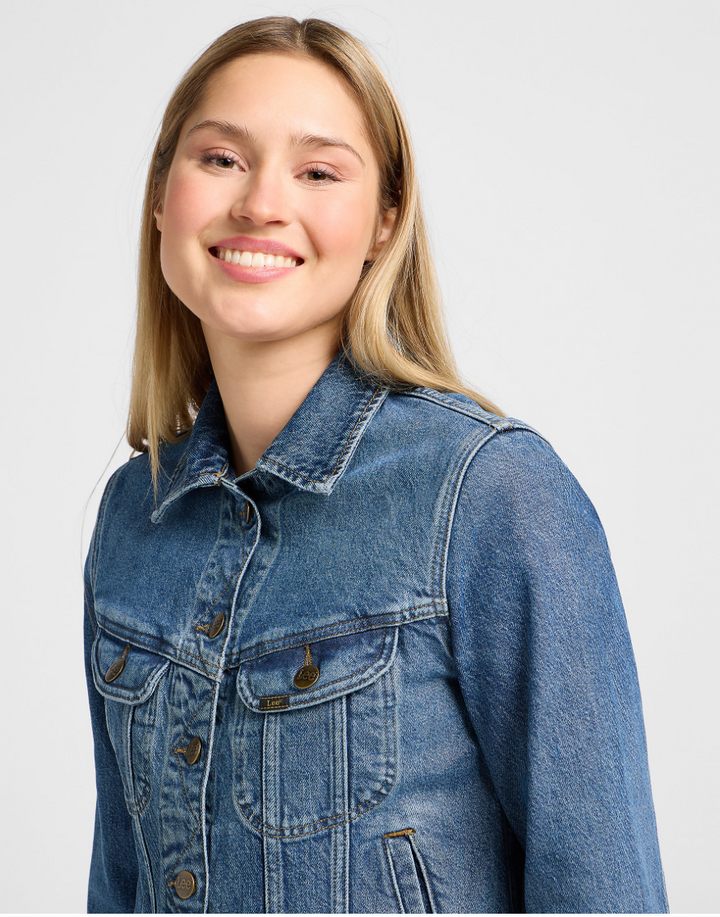 Lee Rider Jakke - Classic Indigo