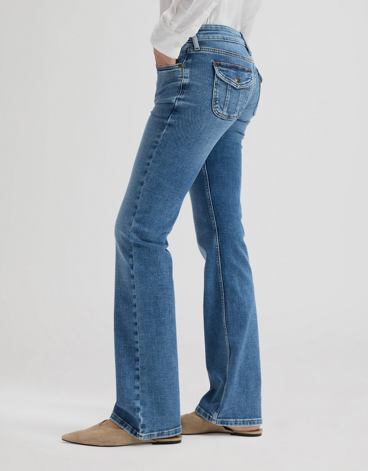 Lee - Flap Pocket - Jassica Jeans -  Lapis Blue