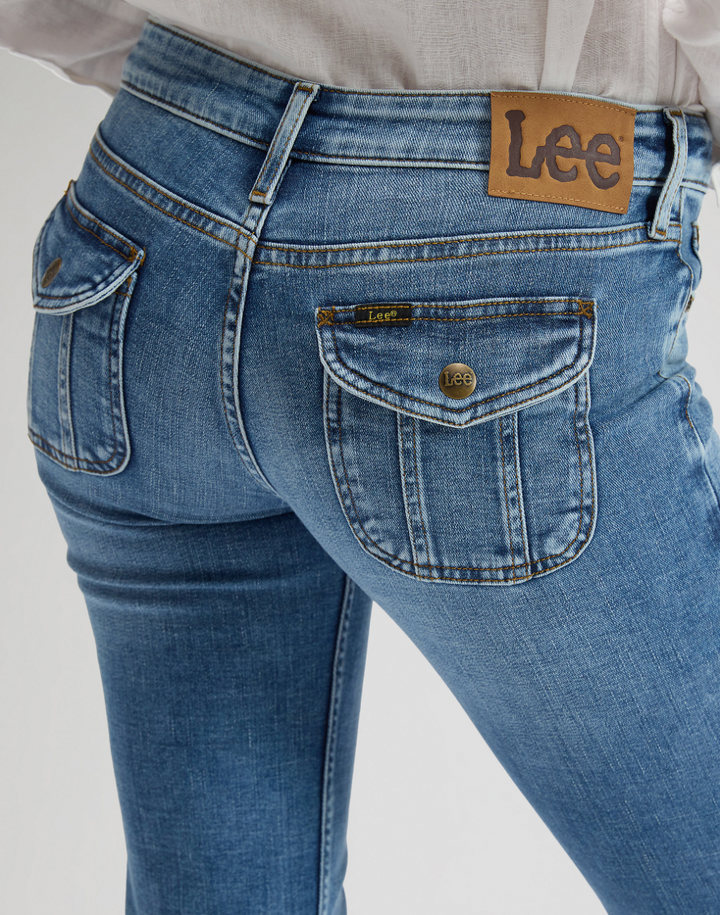 Lee - Flap Pocket - Jassica Jeans -  Lapis Blue