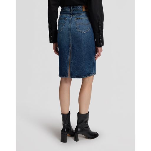 Lee - Midi Nederdel - Flash Blue
