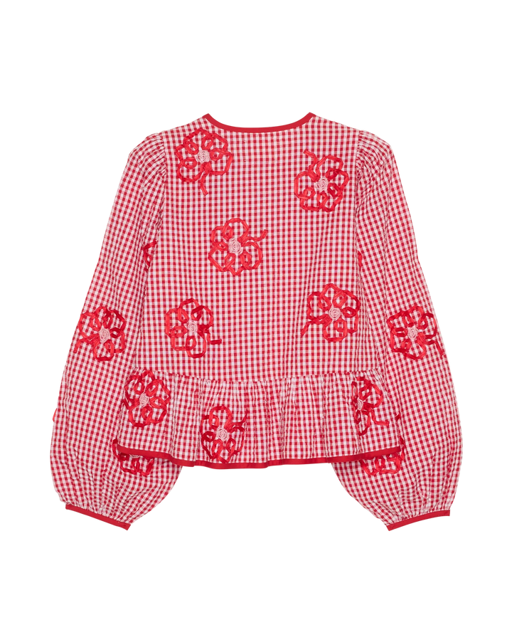 Sissel Edelbo - Sunny Top - Red Checks