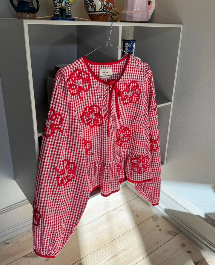 Sissel Edelbo - Sunny Top - Red Checks
