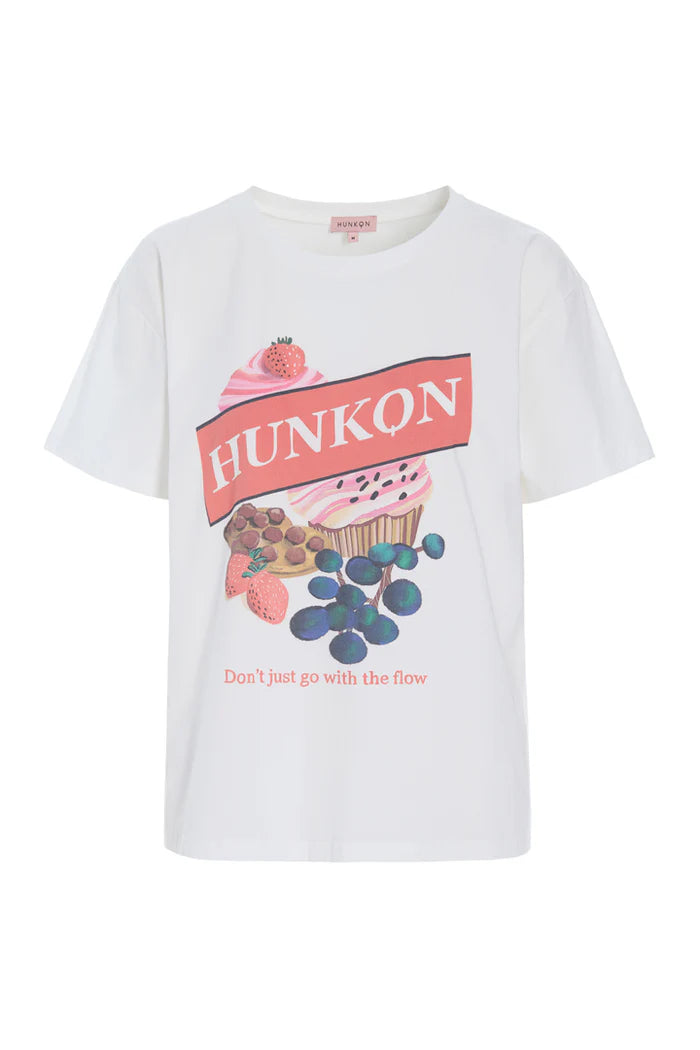 Hunkøn - Sweet treat T-shirt - White
