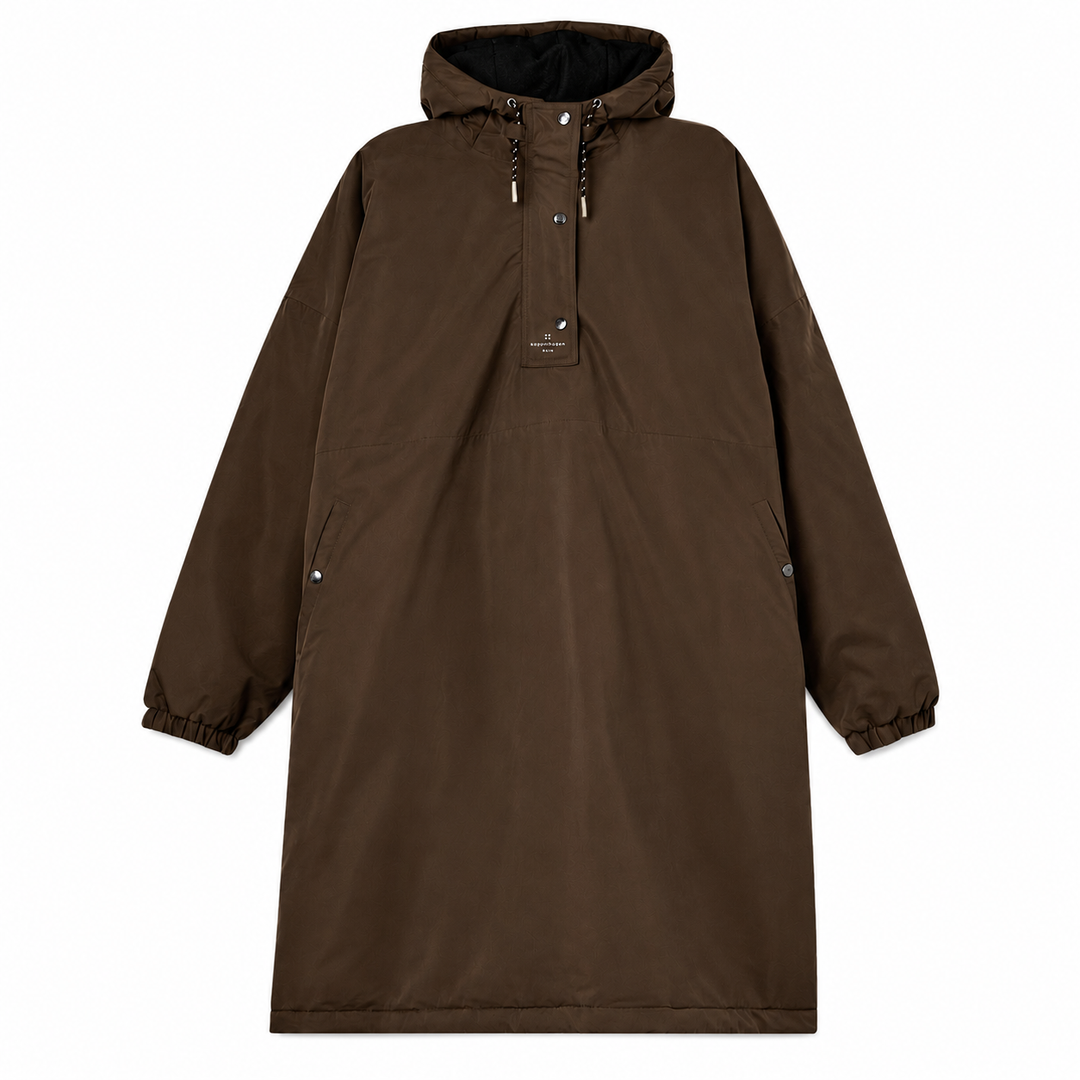 Kopenhaken - KPHAVA Terry Badeponcho - Slate Black