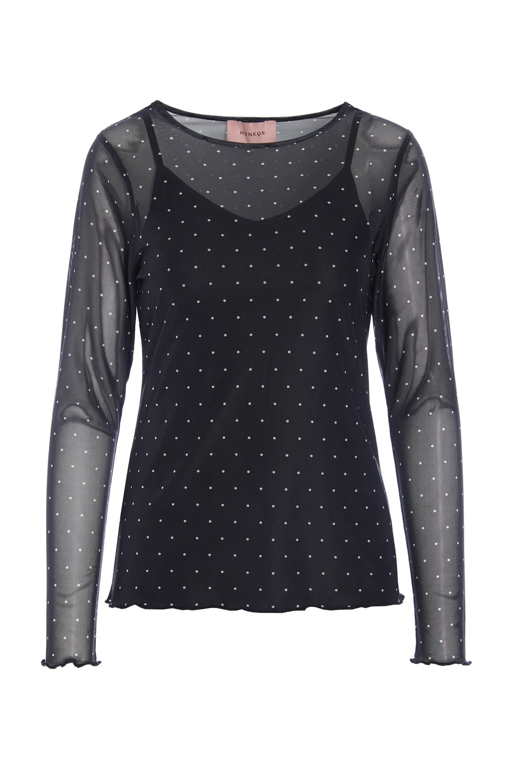 Female - Tova Mesh Blouse - Black