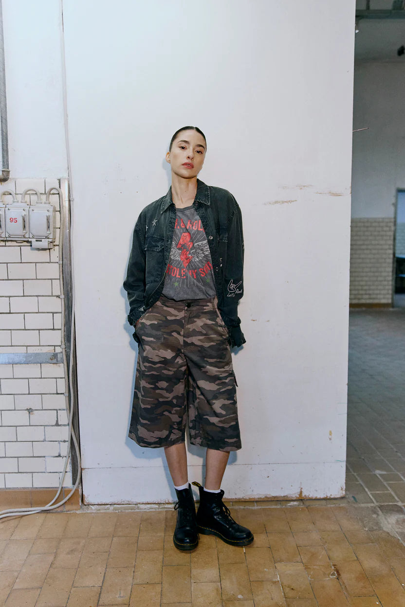 Humble By Sofie - Oaklym Bermuda Shorts - Camouflage