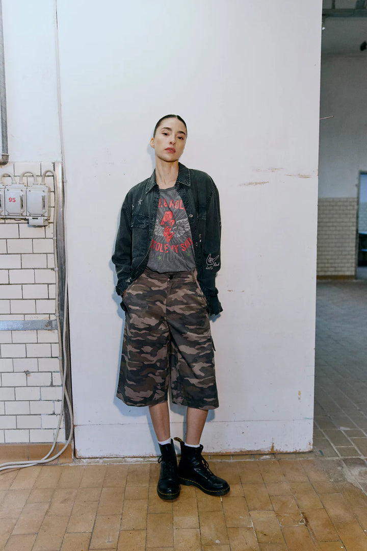 Humble By Sofie - Oaklym Bermuda Shorts - Camouflage