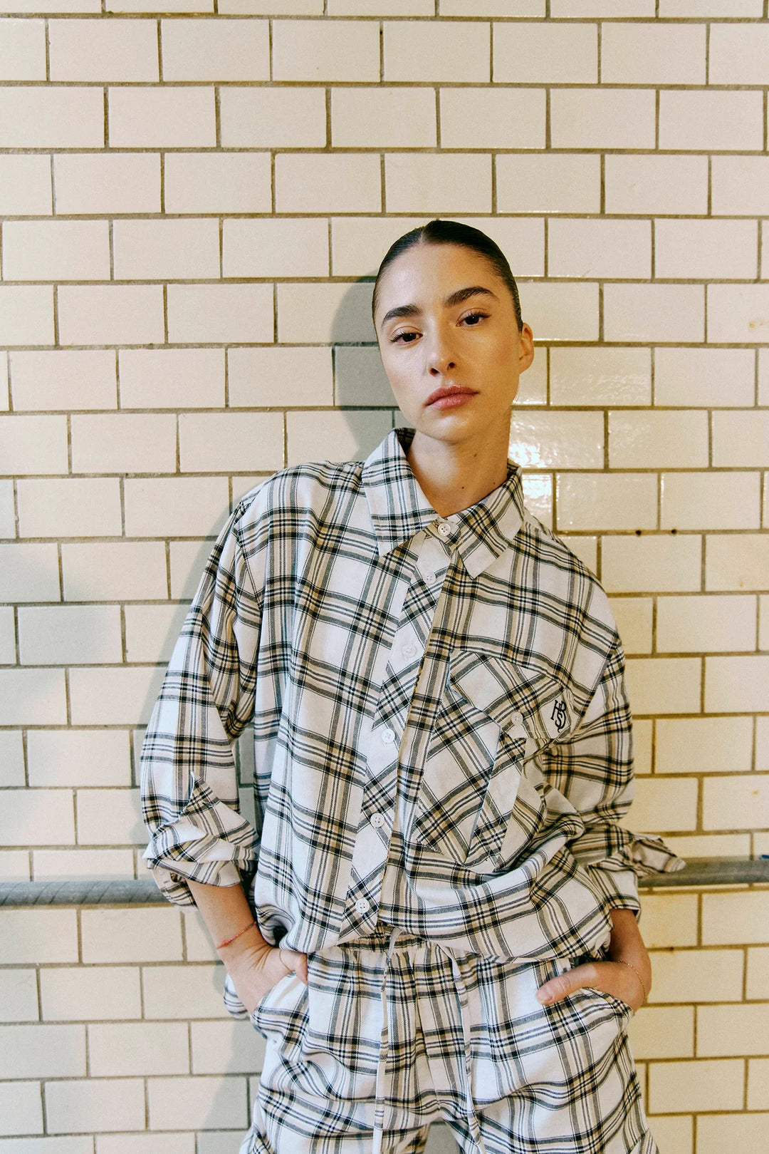 Humble By Sofie - Olivie Skjorte - Off White Combi