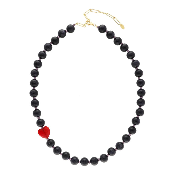Nuni - Valentine Halskæde - Black - Onesize