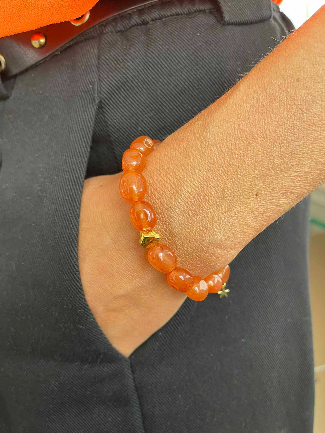 Nuni - Vilma Armbånd - Orange - Onesize