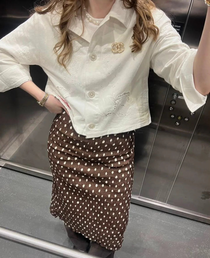 Sissel Edelbo - Vintage Jacket - White Napkin